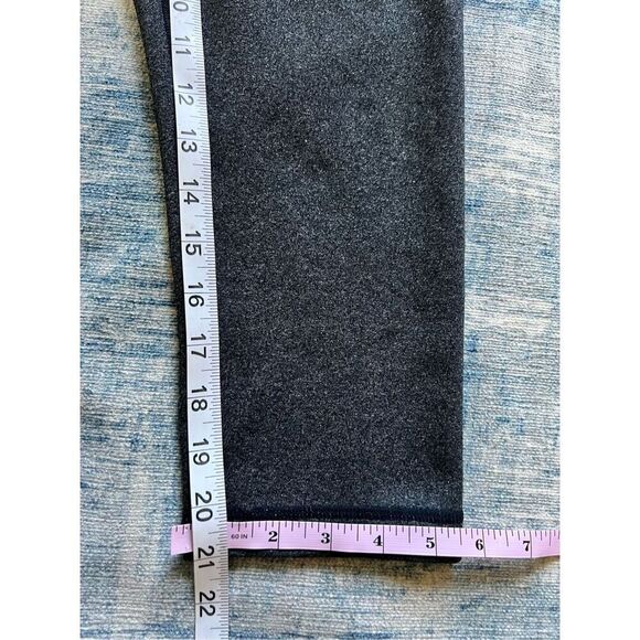 Lululemon Dark Heathered Charcoal Gray Align Cropped Leggings Size 8 - Picture 7 of 7